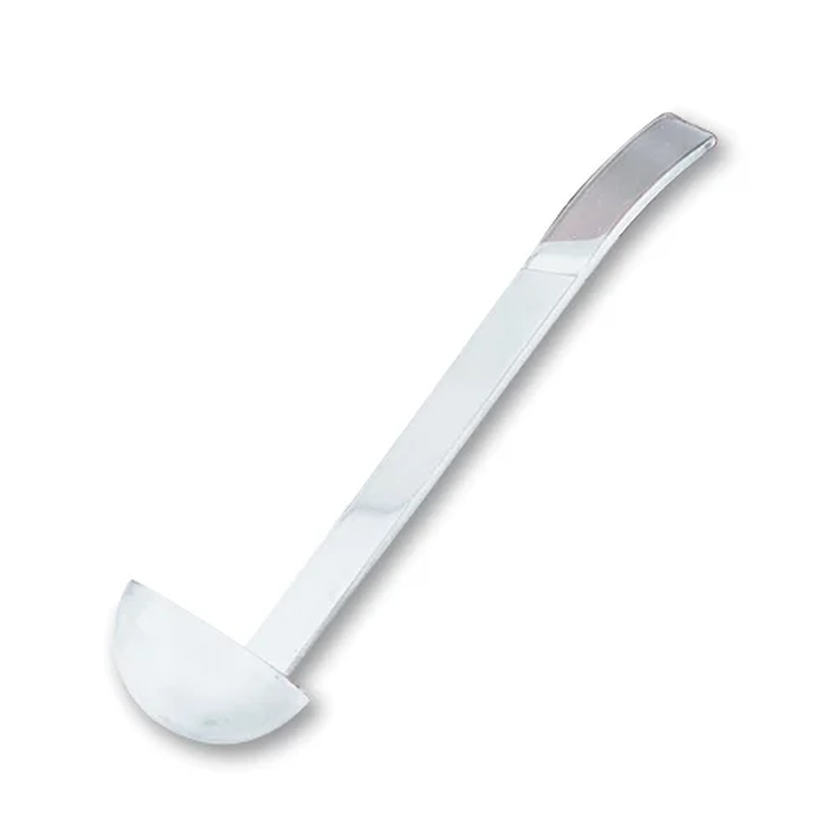 Vollrath 52908 Bicolite clear plastic 0.5 oz ladle with angled handle