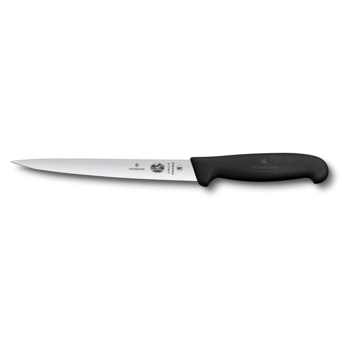 Victorinox 7 inch flexible filleting knife with black Fibrox handle