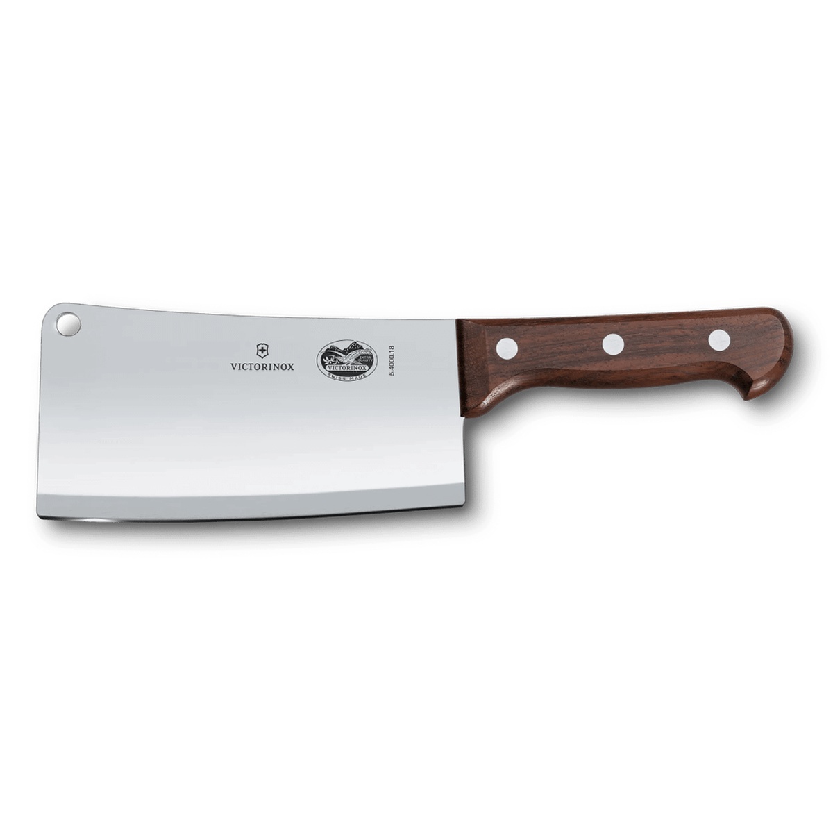Victorinox Wood Kitchen Cleaver with modified maple handle