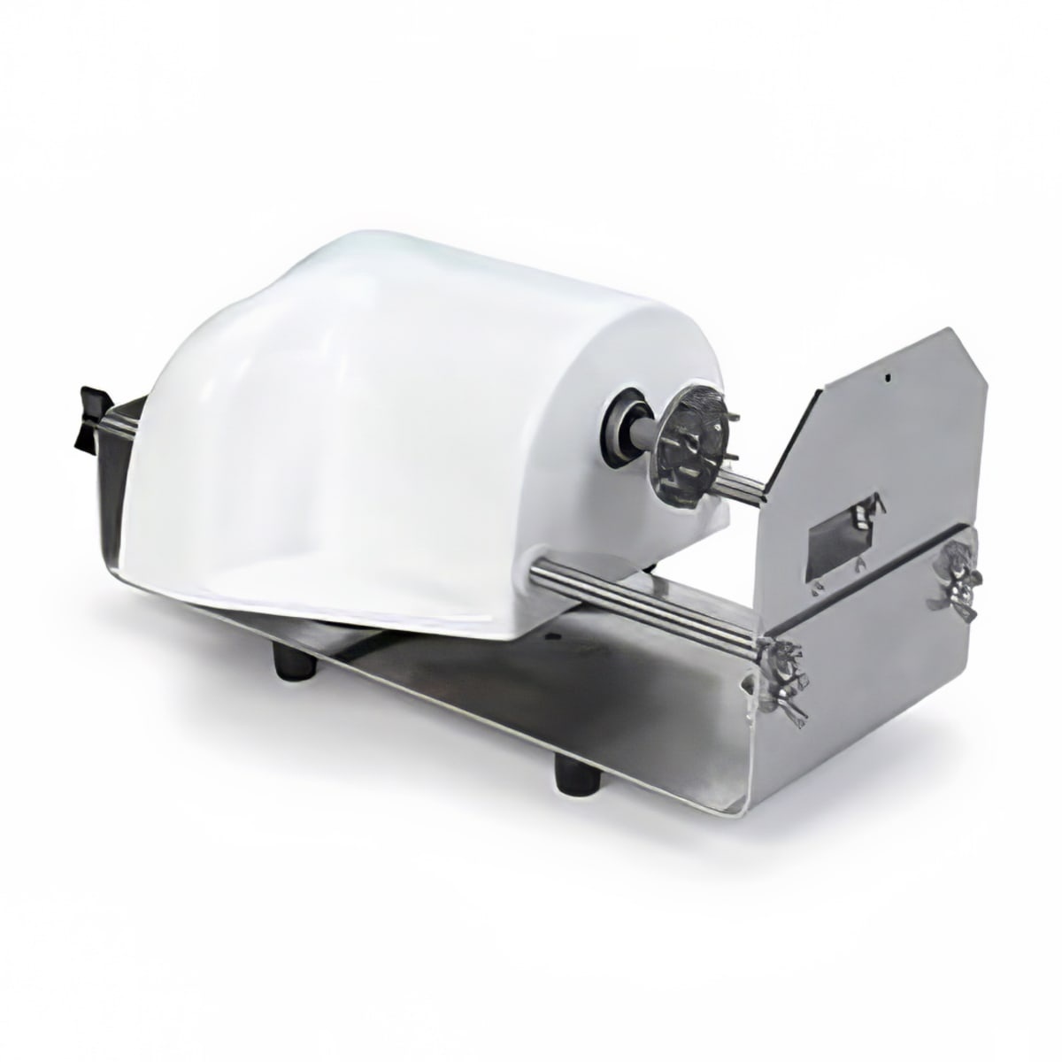 Nemco PowerKut spiral potato cutter with white housing and stainless steel base