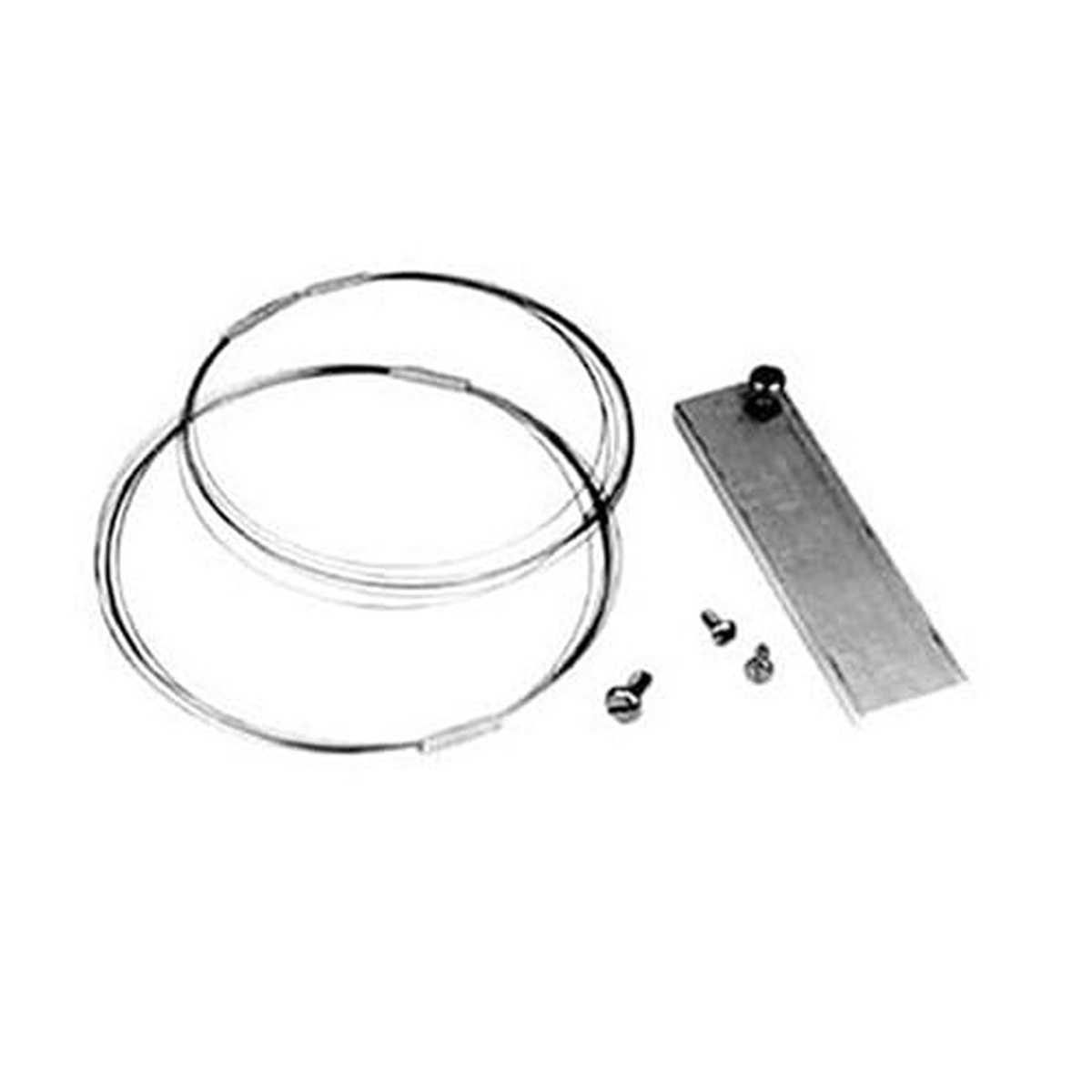 Nemco 55288 replacement wire kit showing wire loops, mounting screws, and metal bracket components