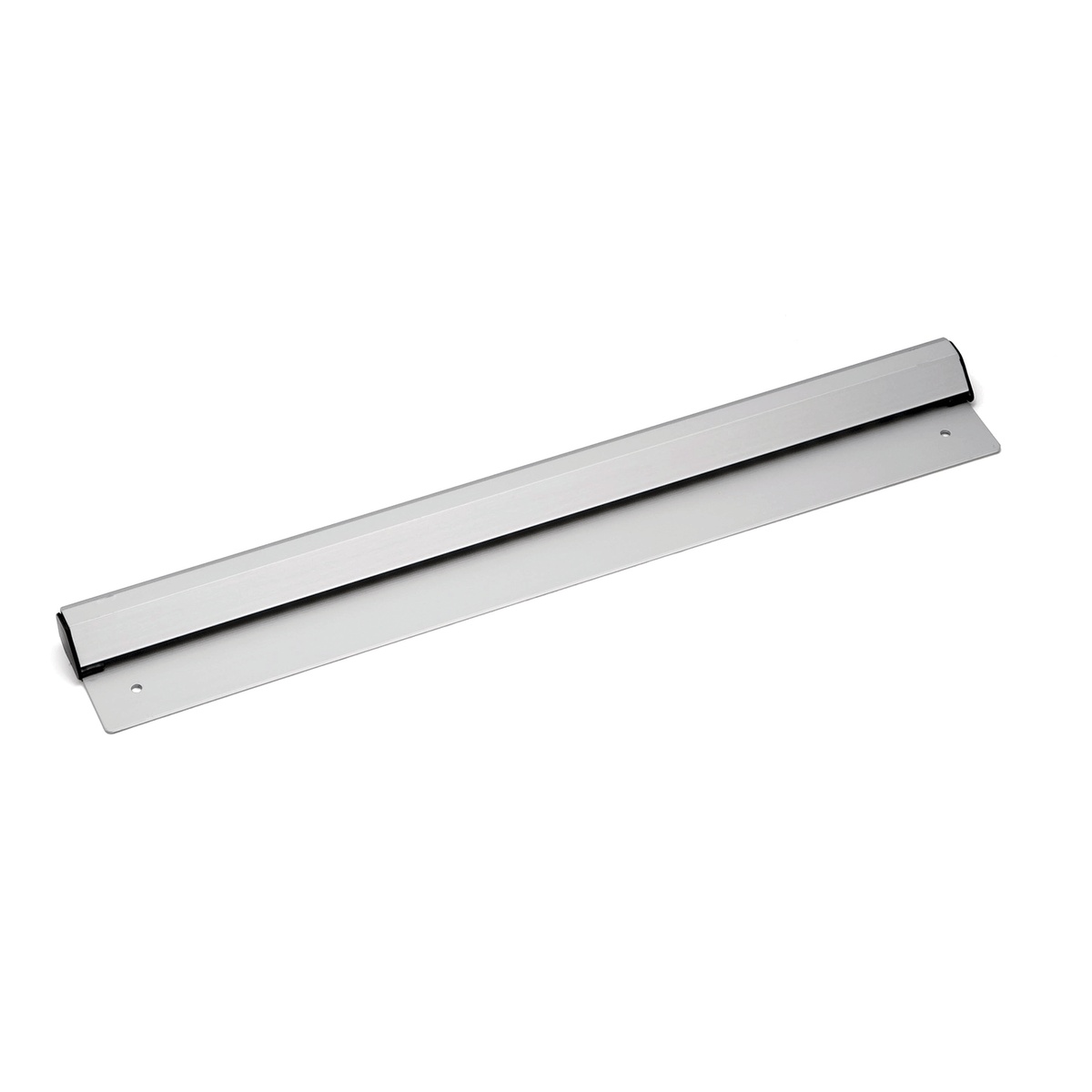 TableCraft 5536 36-inch aluminum order rack in silver, angled view on white background
