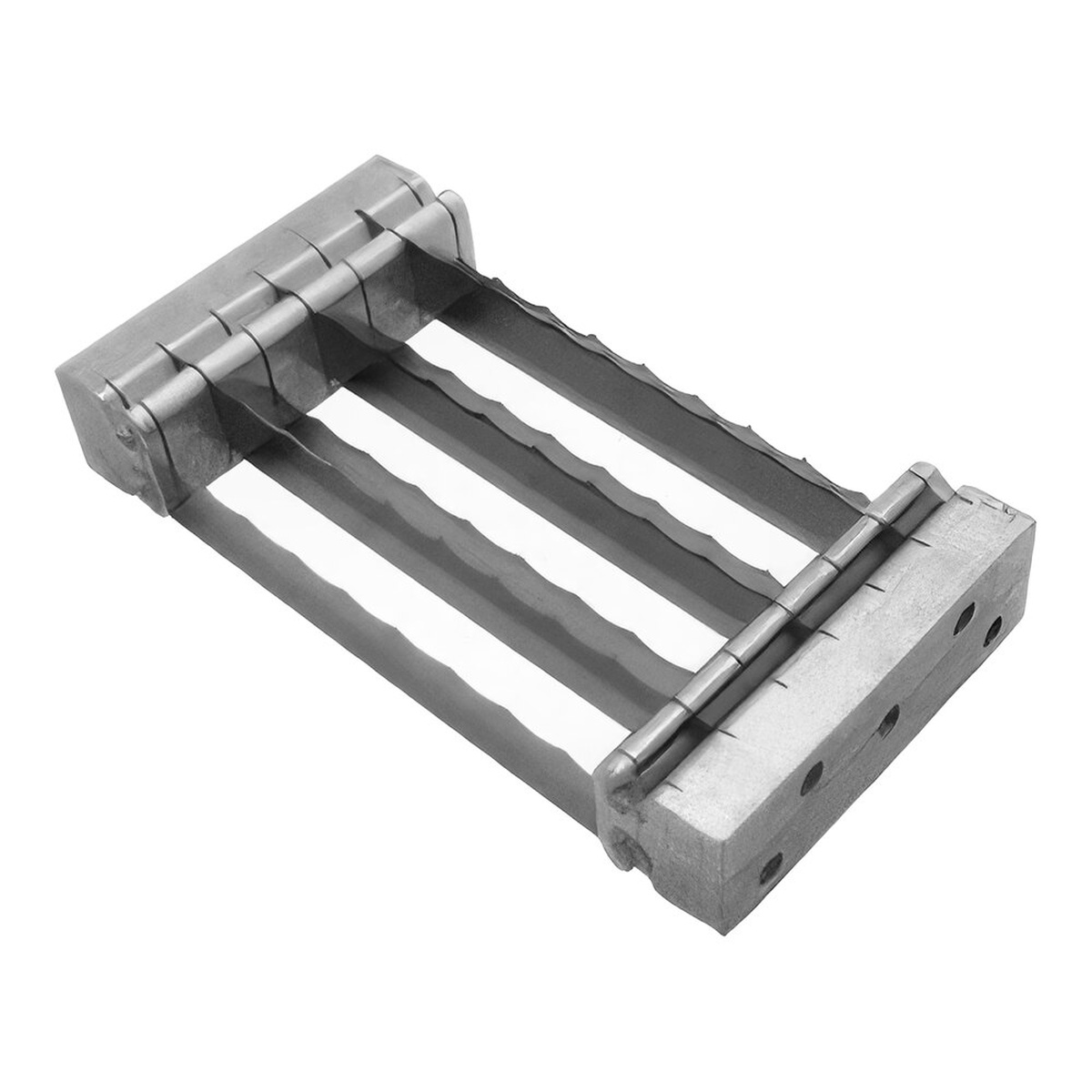 Nemco 55539-4 blade assembly with stainless steel construction showing parallel cutting blades