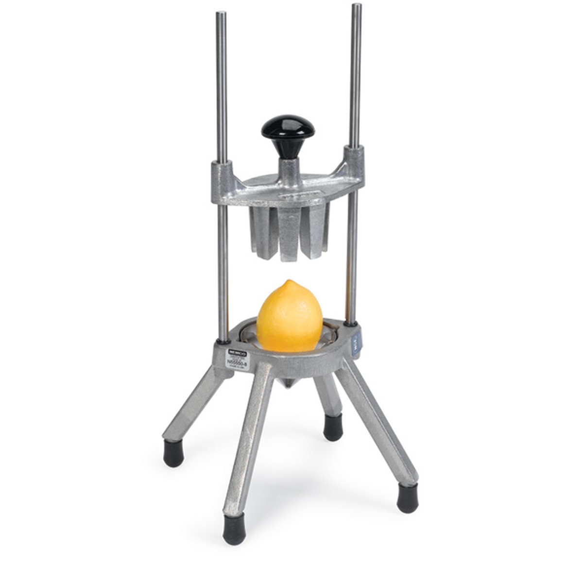Nemco 55550-4 Easy Wedger countertop fruit and vegetable wedger with vertical pusher and stainless steel blades