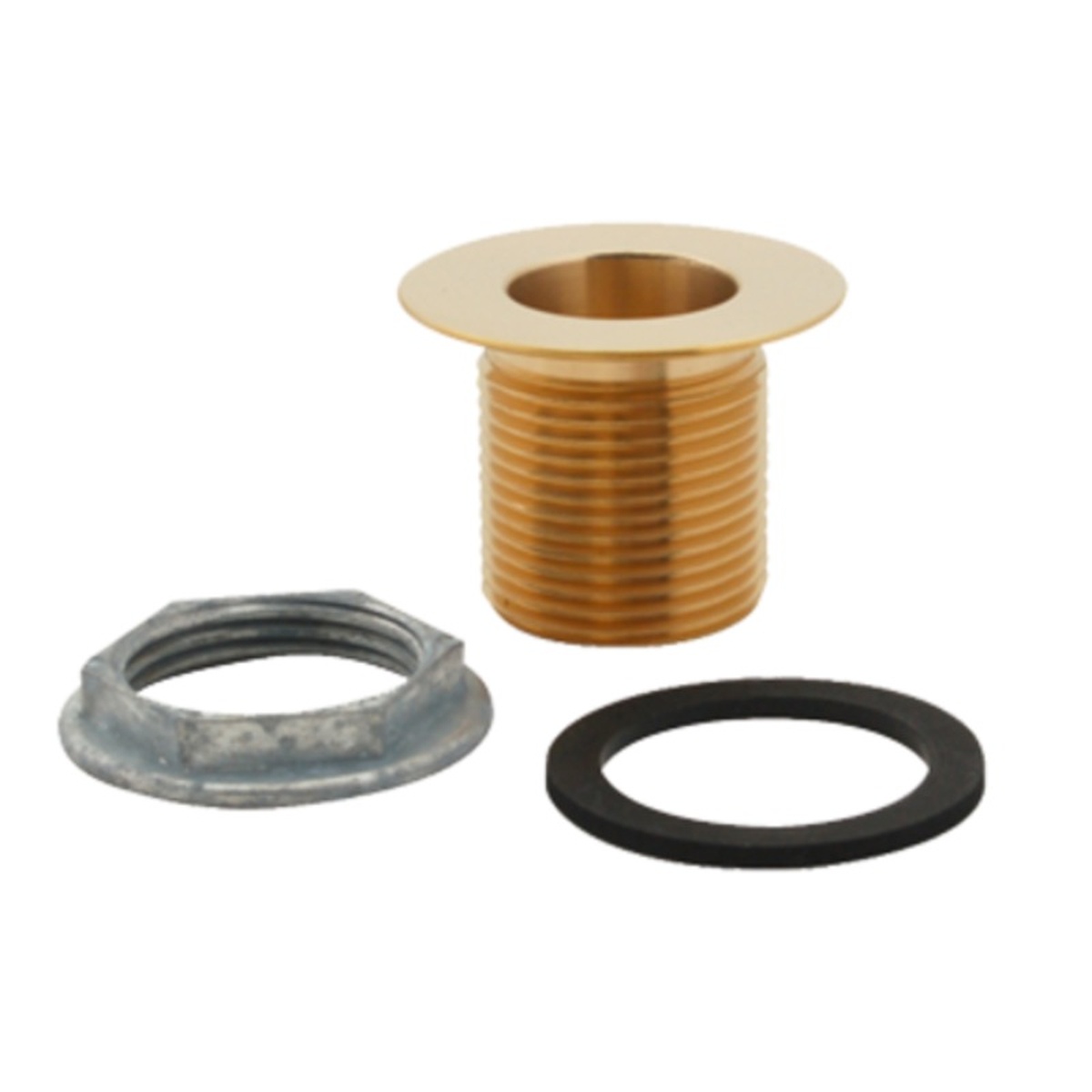 AllPoints 561210 Heavy Cast Brass Drain Assembly with lock nut and rubber washer
