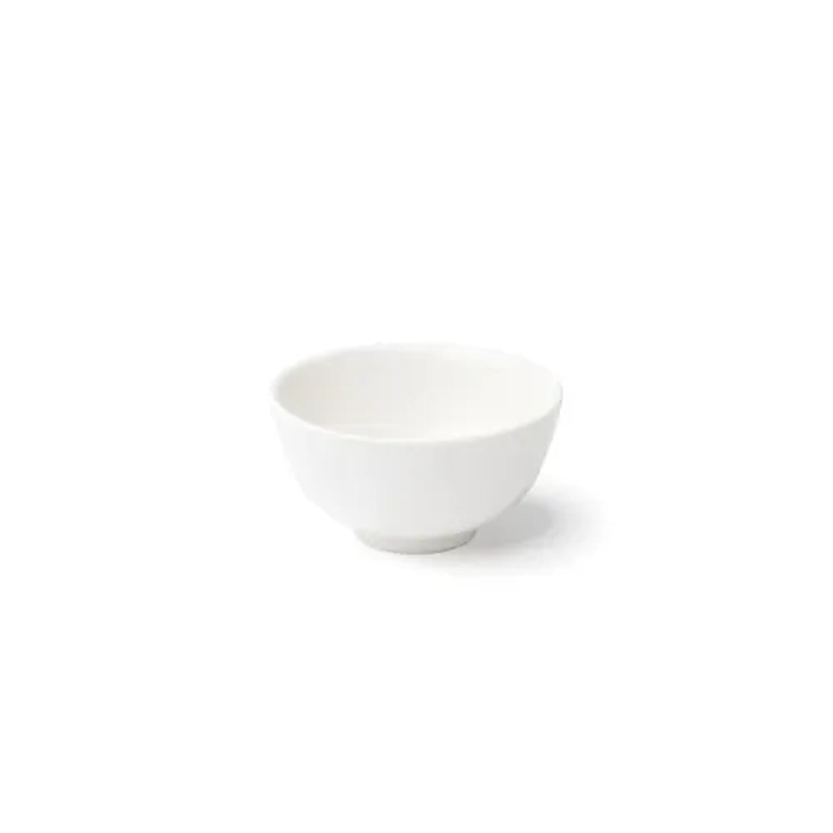Browne USA Foodservice 5630155 round white porcelain bowl, 4 inch diameter, 6 oz capacity, Foundation Collection