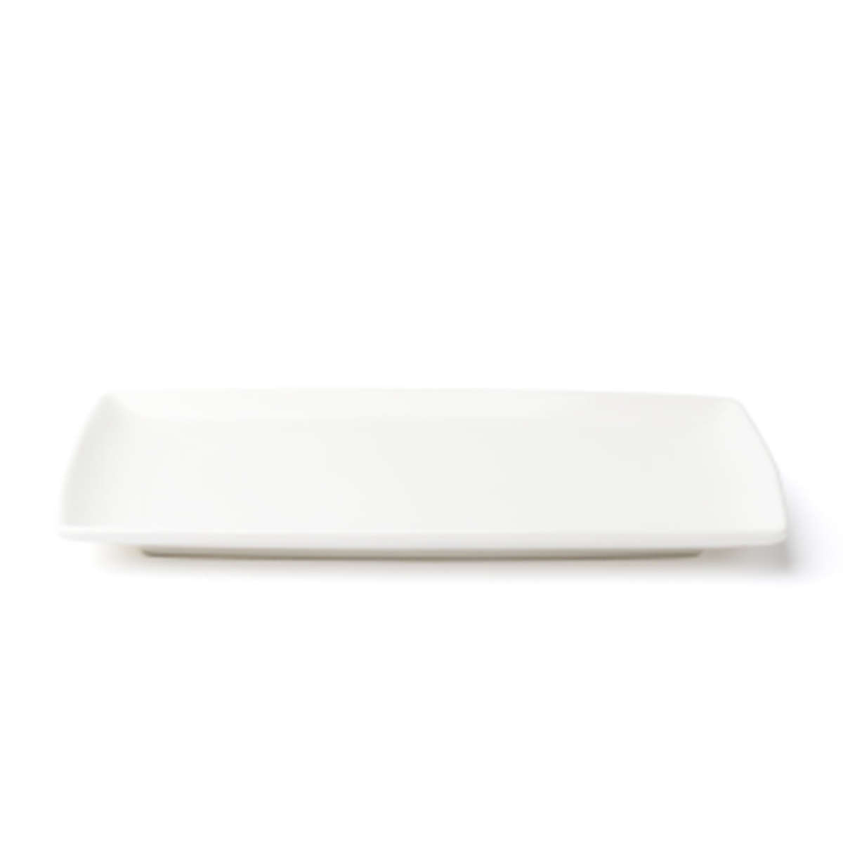 Browne USA Foodservice 5630187 white rectangular coupe china plate, 9.25 x 5.25 inch