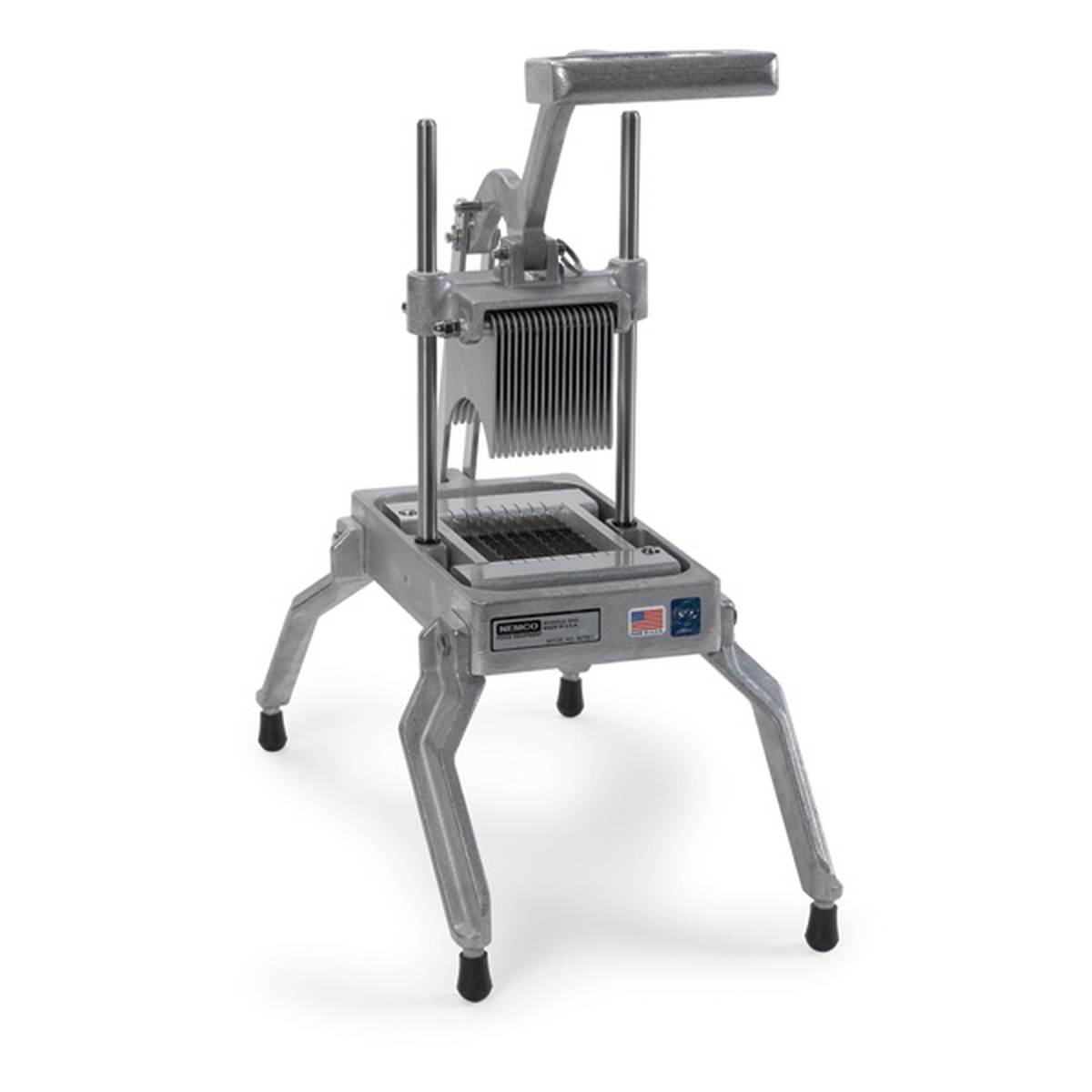 Nemco Easy Onion Slicer II with vertical handle, blade cartridge, and stable four-leg base