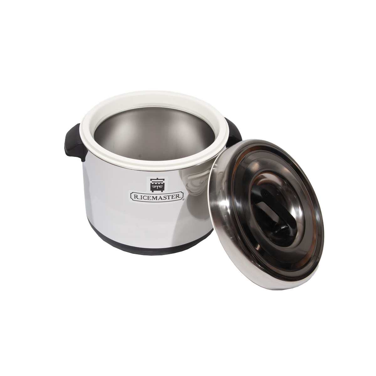 Town Ricemaster stainless sushi rice container with lid removed showing inner liner