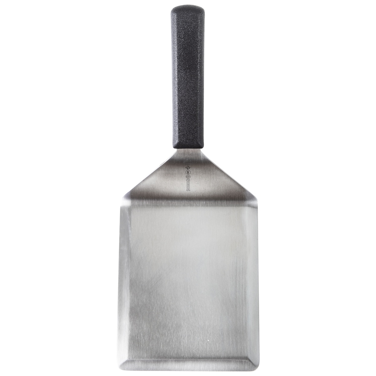 Mundial 5698HH stainless steel turner with black heat-resistant handle
