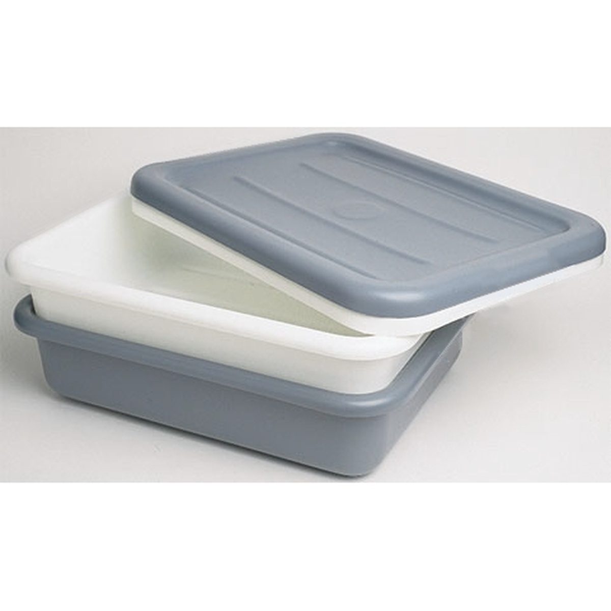 Golden West bus tubs and lid cover showing stacking and nesting design