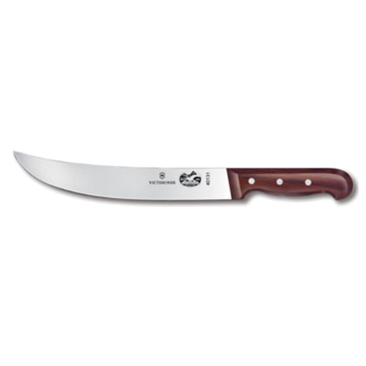 Victorinox 5.7300.25 Cimeter Knife with 10-inch curved stainless steel blade and rosewood handle