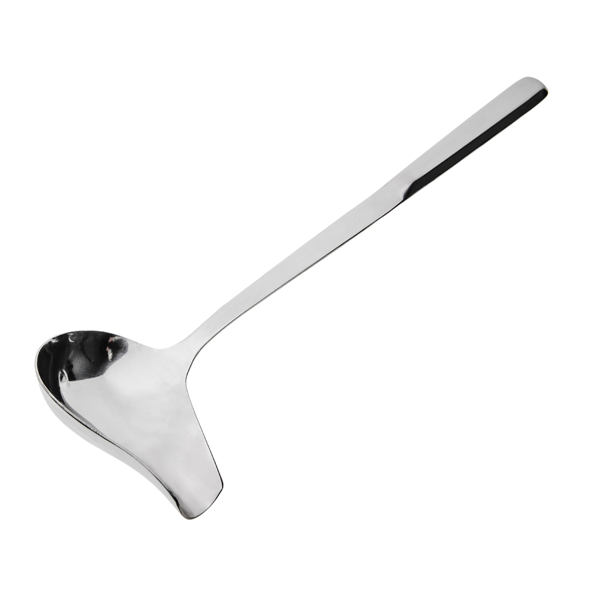 Browne USA Foodservice 573153 Elite Spout Ladle in stainless steel with mirror finish and hollow handle