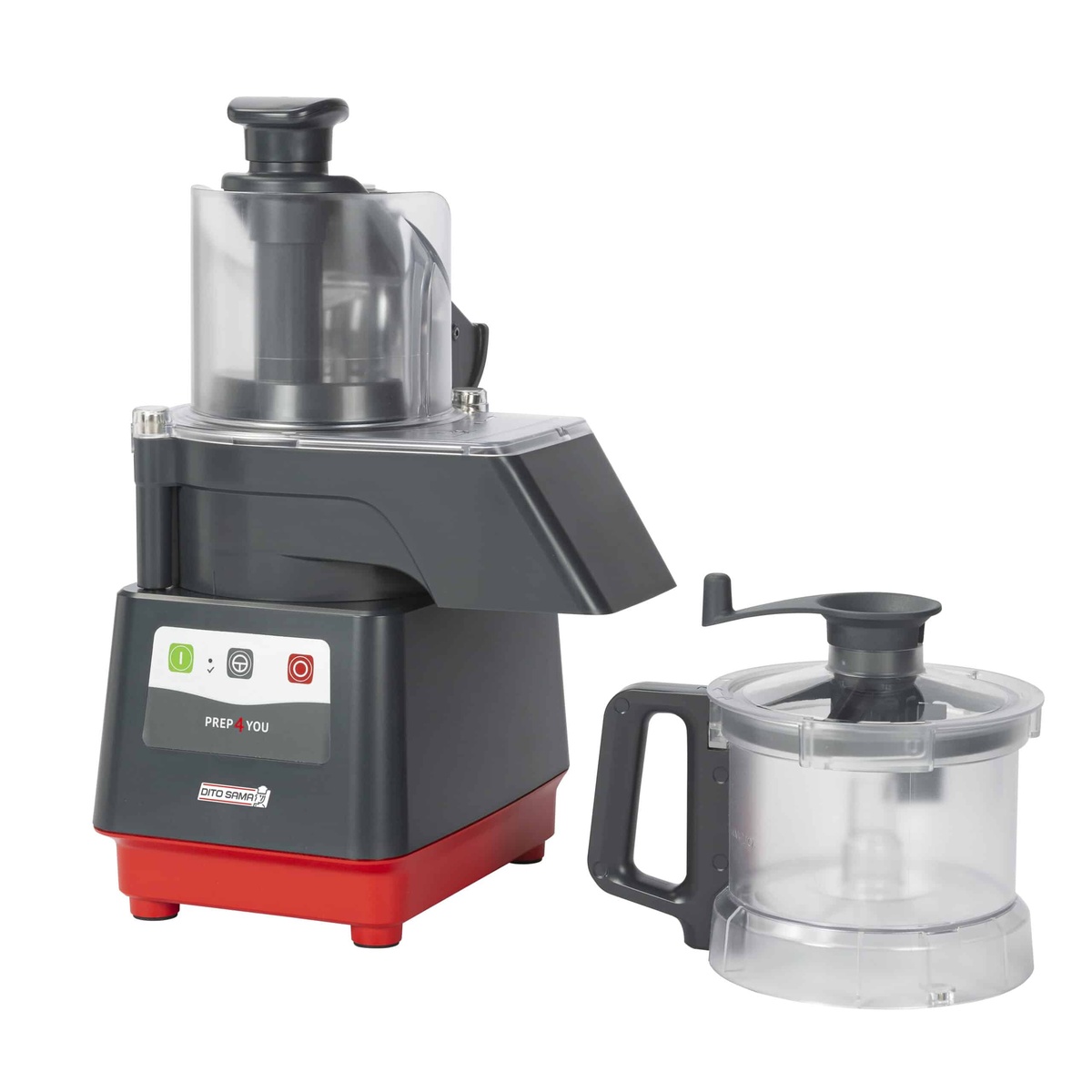 Eurodib Dito Sama 602251 combined vegetable slicer and cutter mixer with transparent bowl