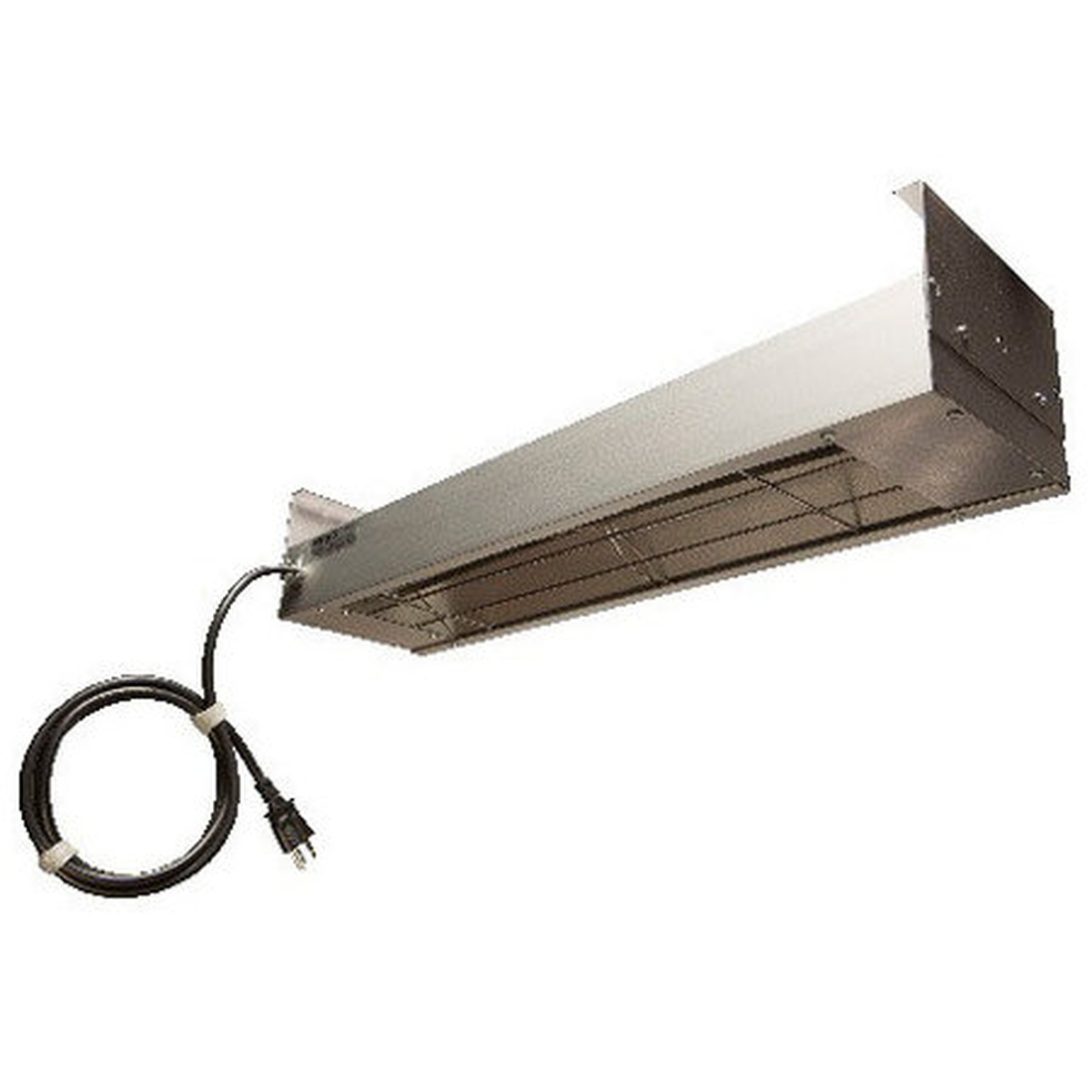 Nemco 6150-72-CP 72-inch infrared strip warmer with metal-sheathed heating elements and attached power cord