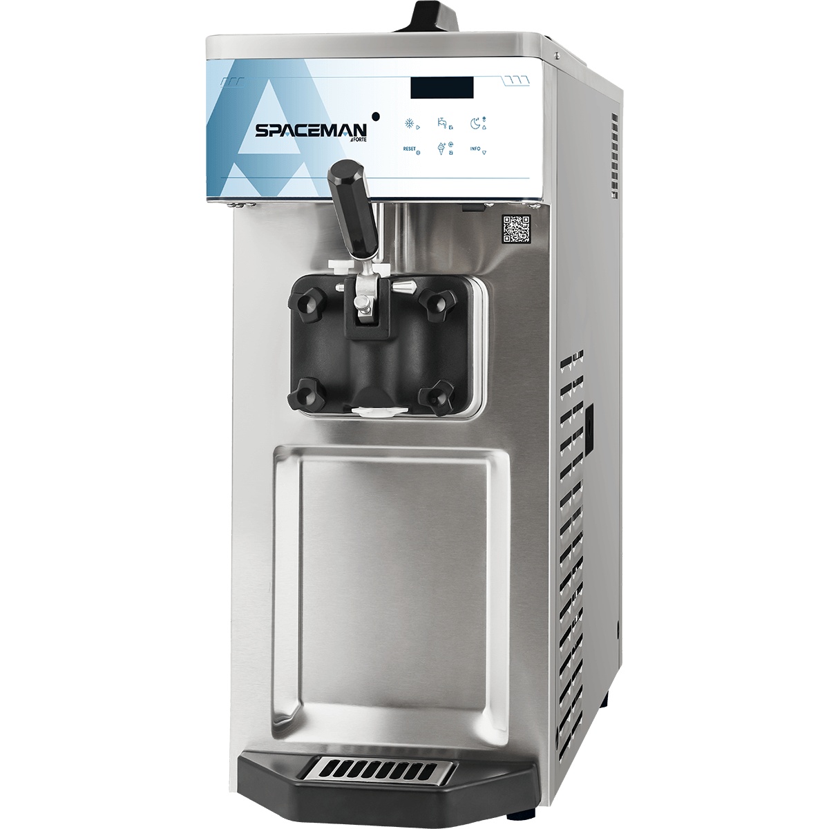 Spaceman 6210-C countertop gravity-fed soft serve machine front view