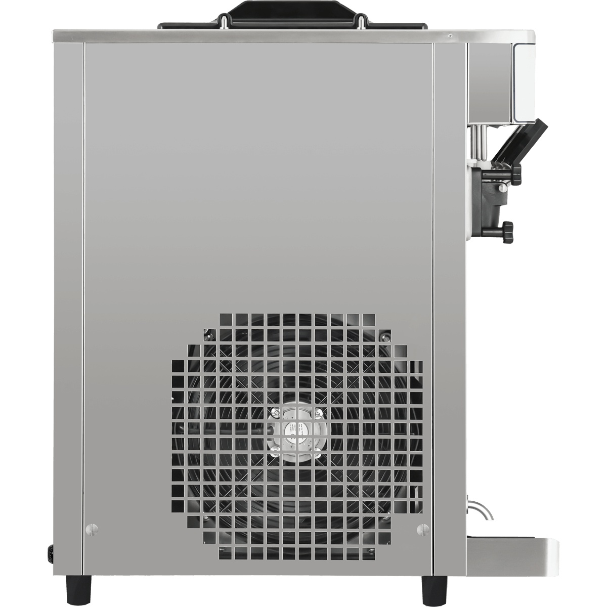 Side view of Spaceman 6235A-C with air-cooled ventilation fan and grille