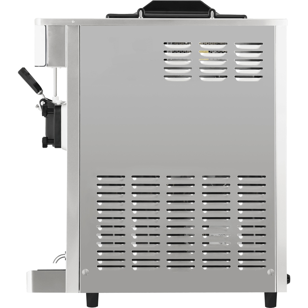 Side view of Spaceman 6236A-C showing dispensing head and access panel