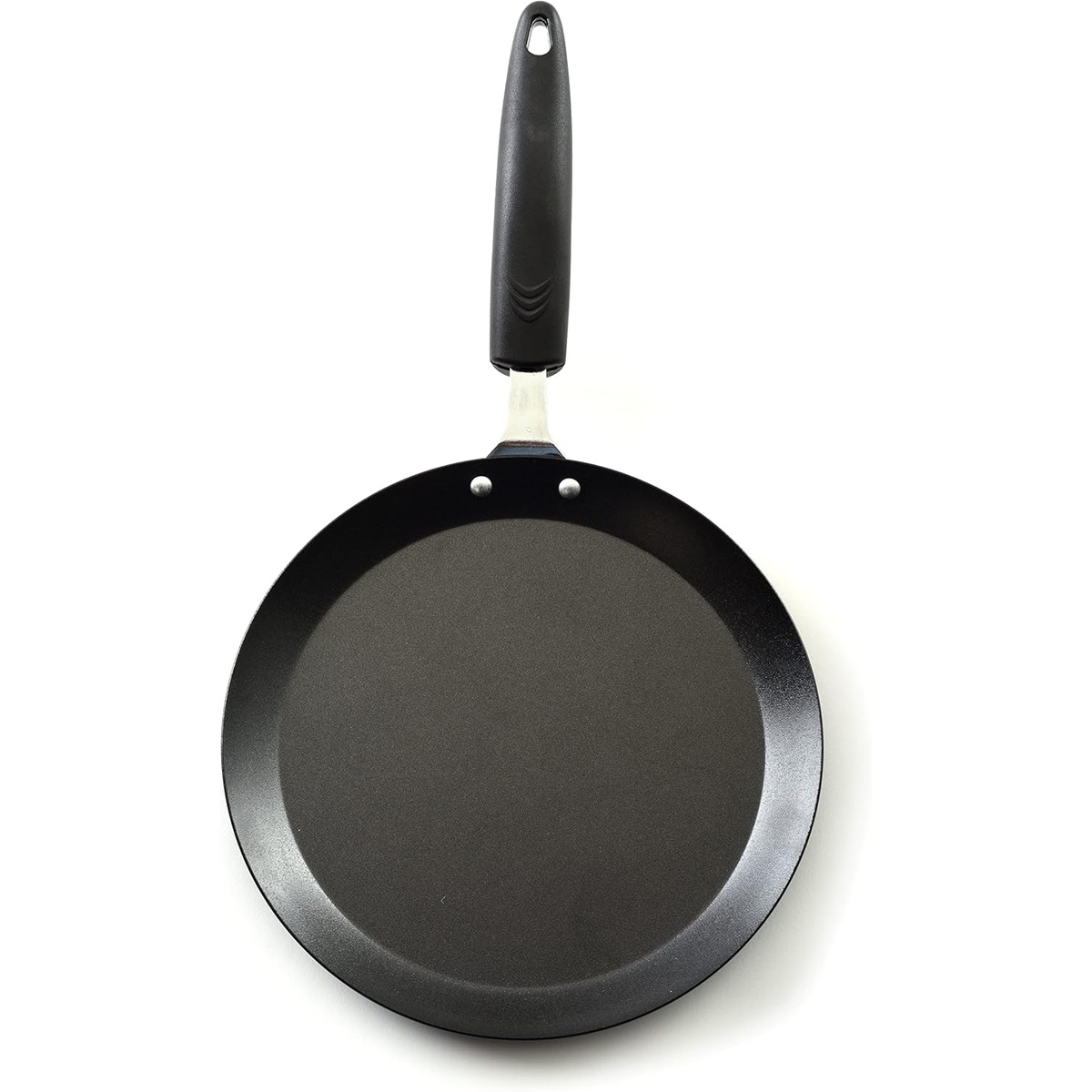 Norpro 663 nonstick crepe pan top-down view showing full flat cooking surface
