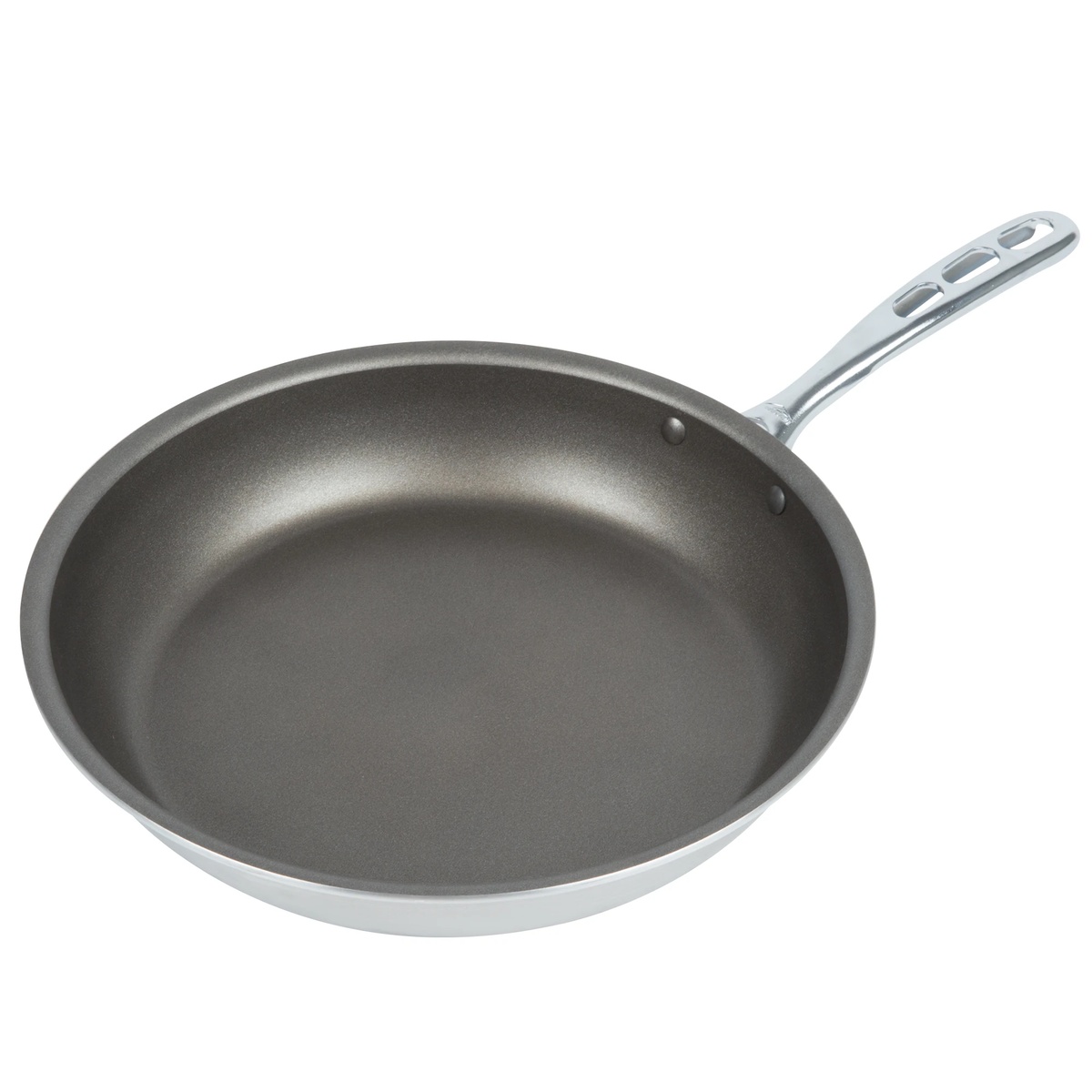 Vollrath 12 inch Wear-Ever aluminum fry pan with non-stick coating and TriVent handle