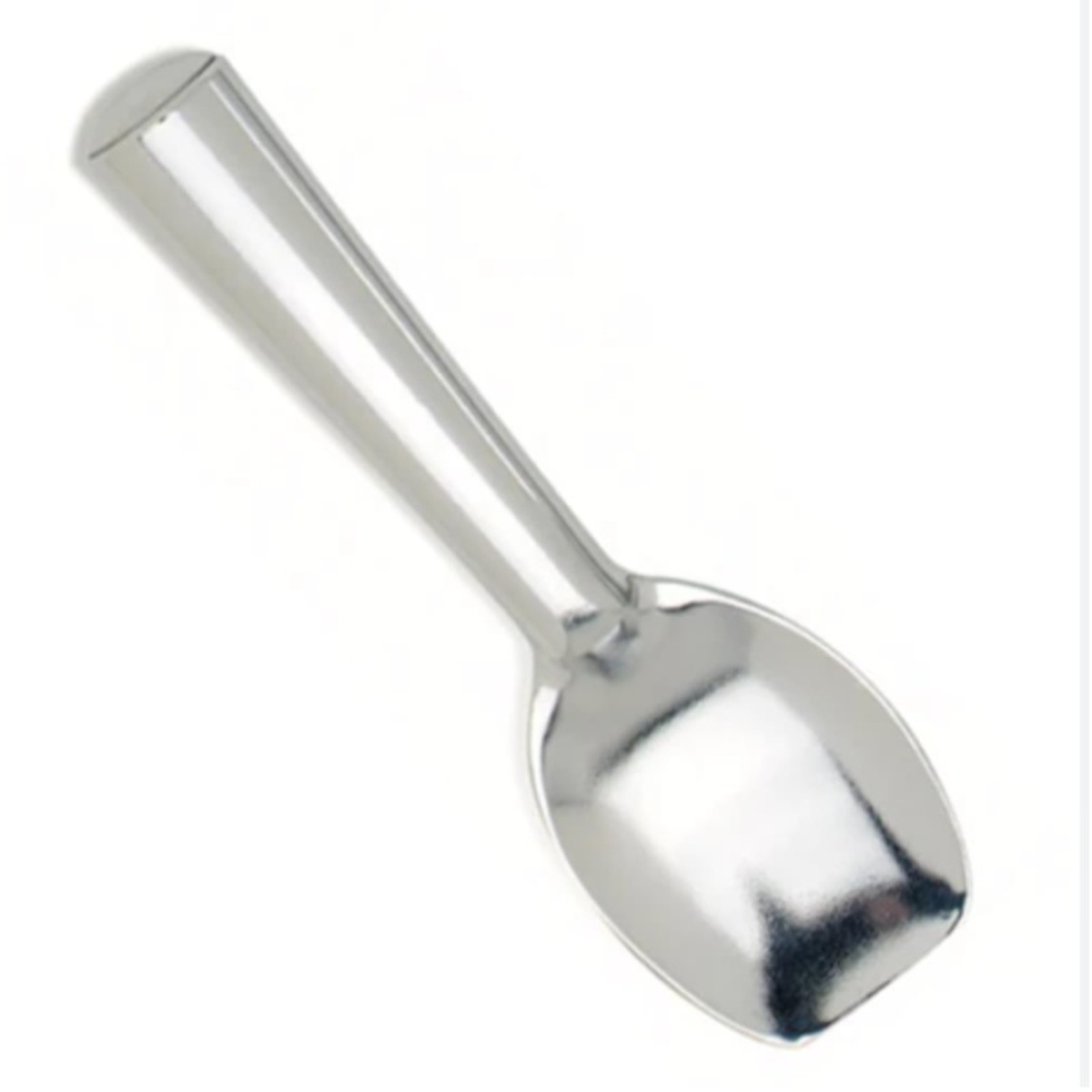 Norpro 682 Anti-Freeze Ice Cream Spade, 9.5-inch polished metal spade with flat scoop head