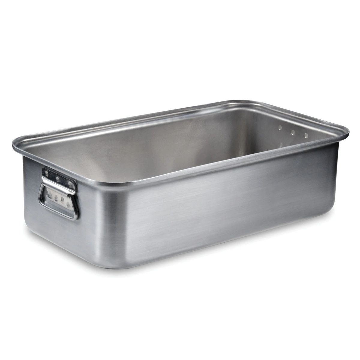 Vollrath 68367 stainless steel deep roasting pan with riveted drop handles