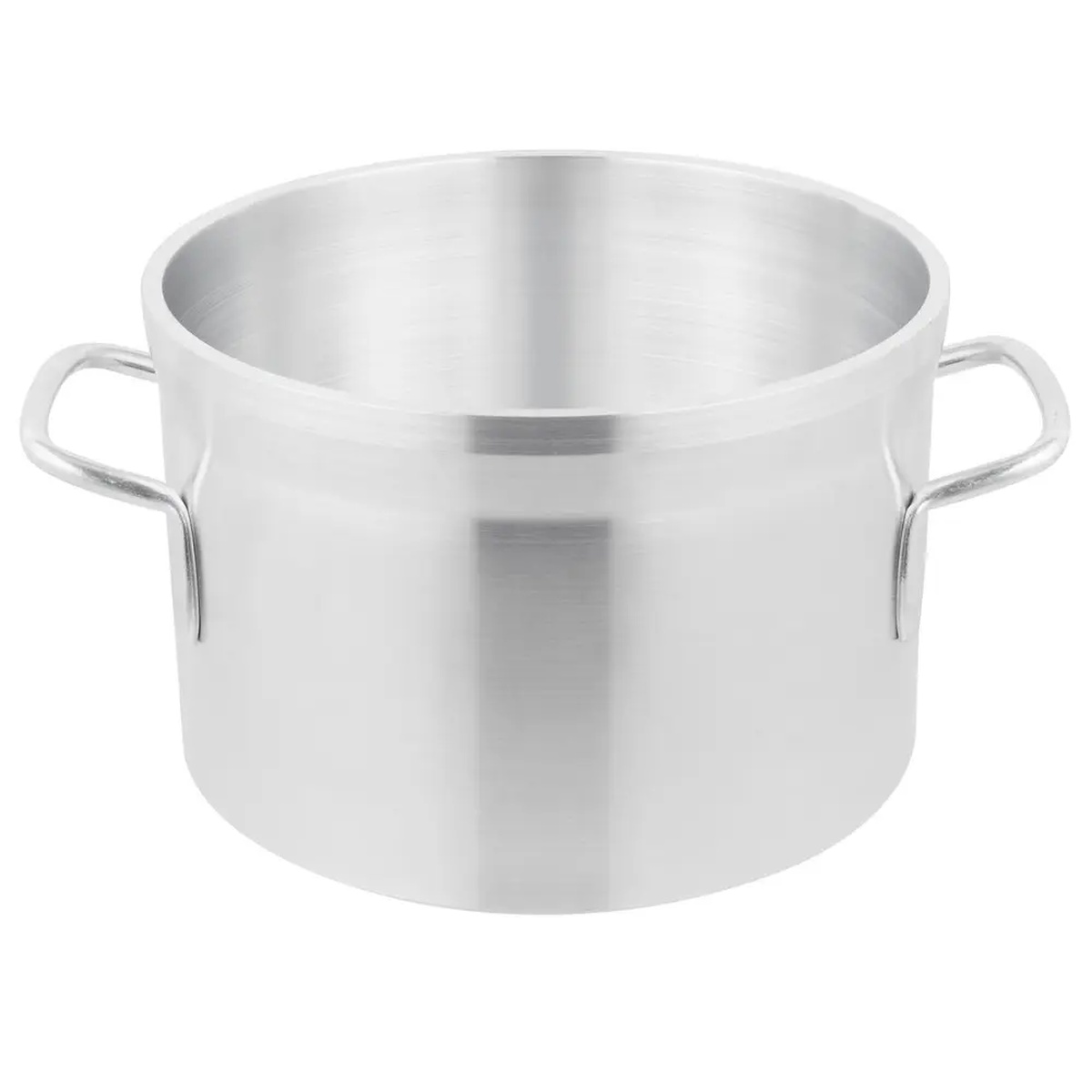 Vollrath 8.5 quart heavy duty aluminum sauce pot with welded handles
