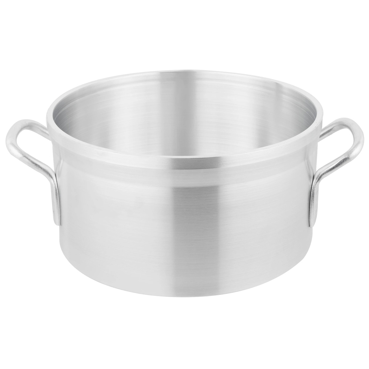 Vollrath 12-quart heavy-duty aluminum sauce pot with welded handles