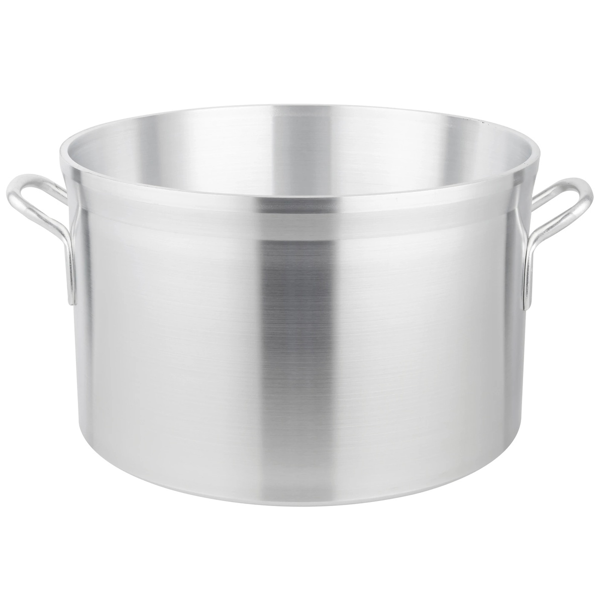 Vollrath 68434 34-quart heavy-duty aluminum sauce pot with welded side handles and natural finish