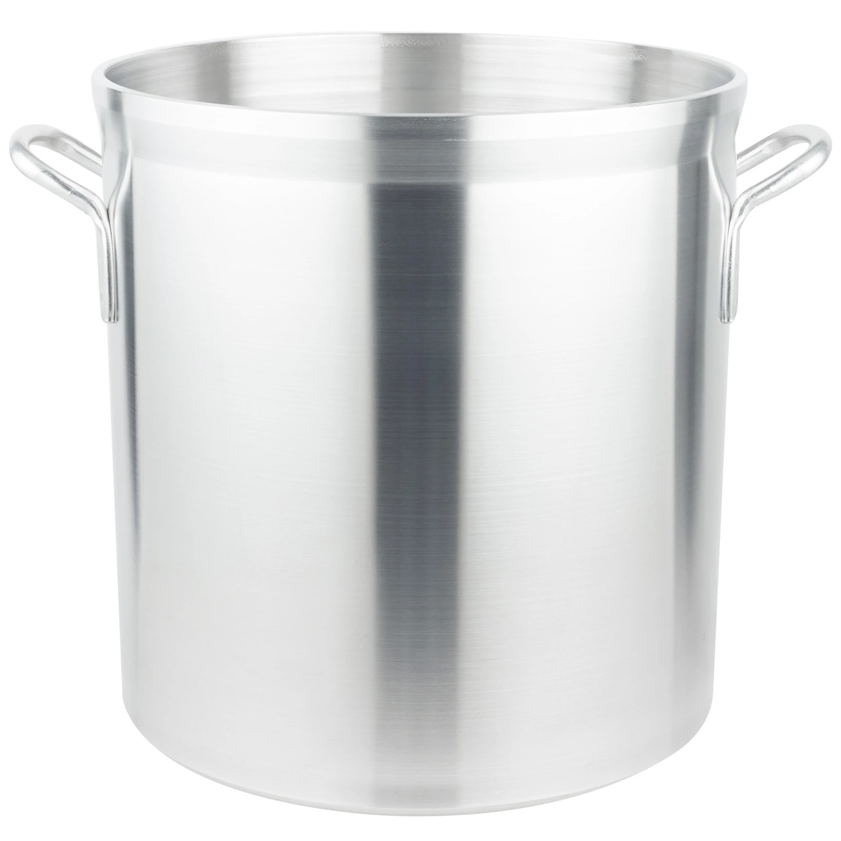 Vollrath 68640 40-quart heavy-duty aluminum stock pot with welded handles and natural finish
