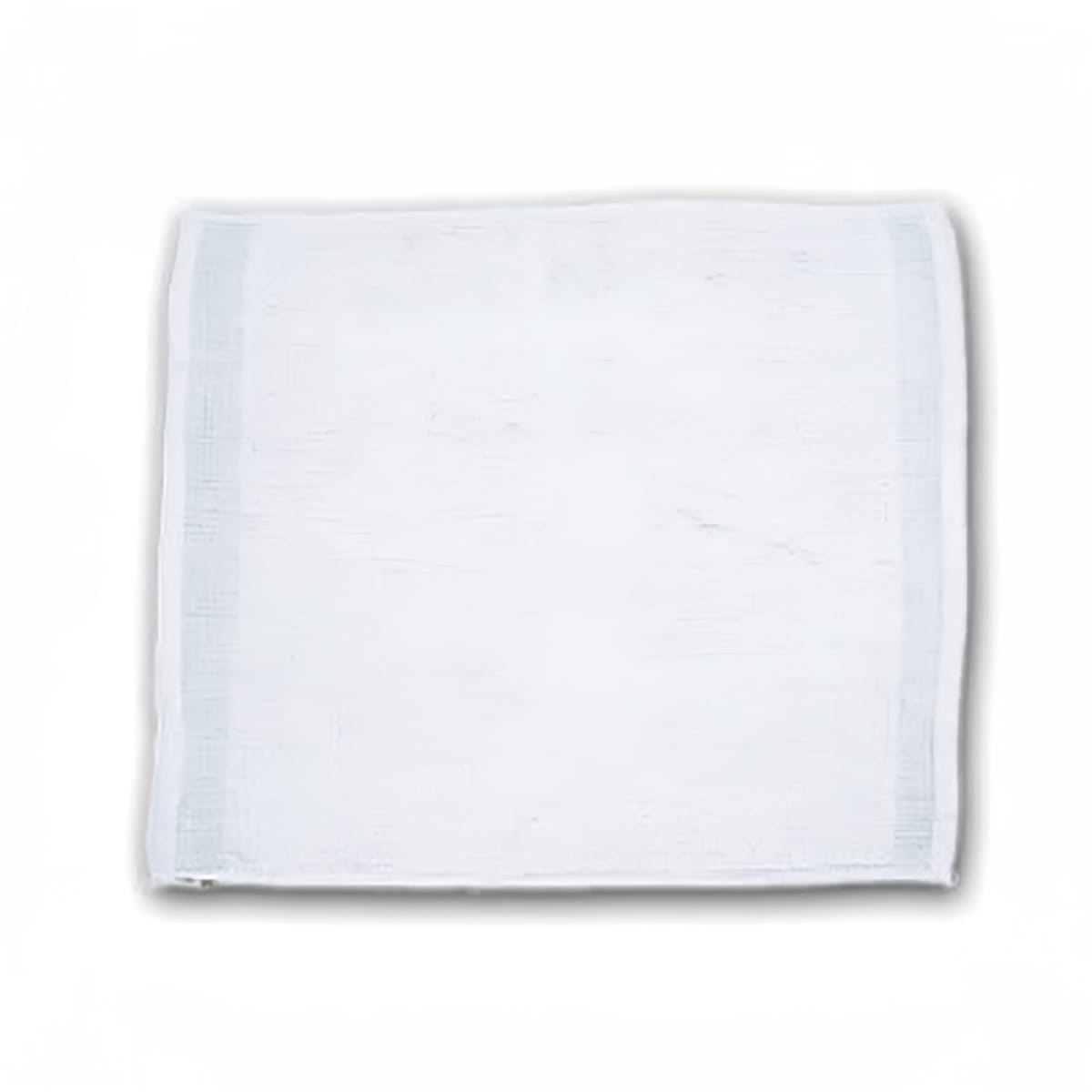 Chef Revival 700BRT24 white ribbed cotton bar mop towel, 16 inches by 19 inches, flat lay view