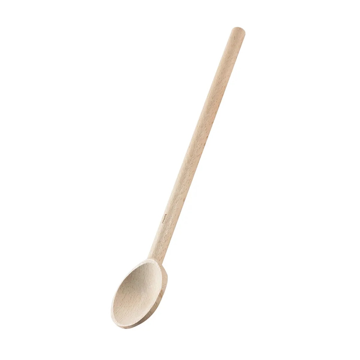 Browne USA 744568 alpine beechwood wood spoon, 18-inch length with round bowl and long handle
