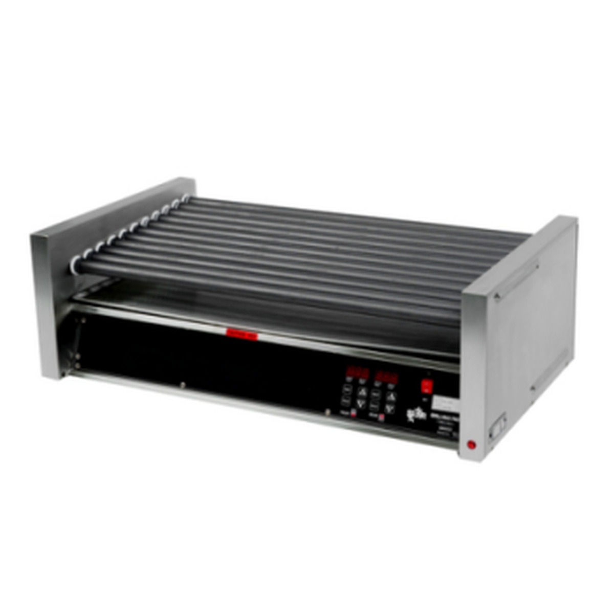 Star 75SCE hot dog roller grill front-right view with electronic control panel