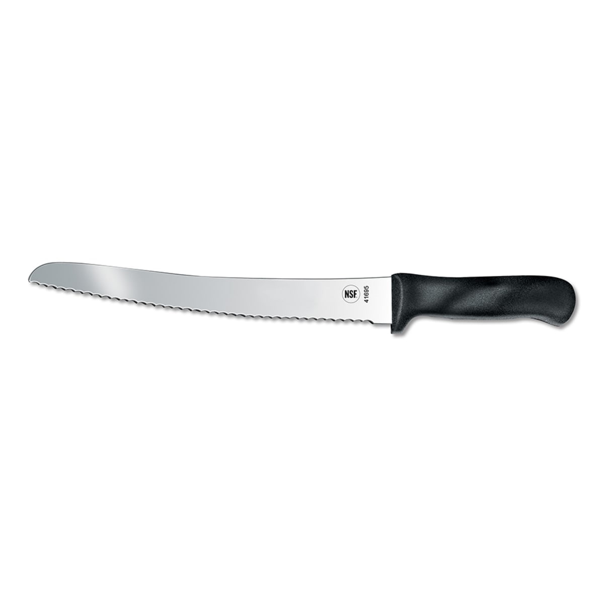 Victorinox 10 inch curved serrated bread knife with black handle