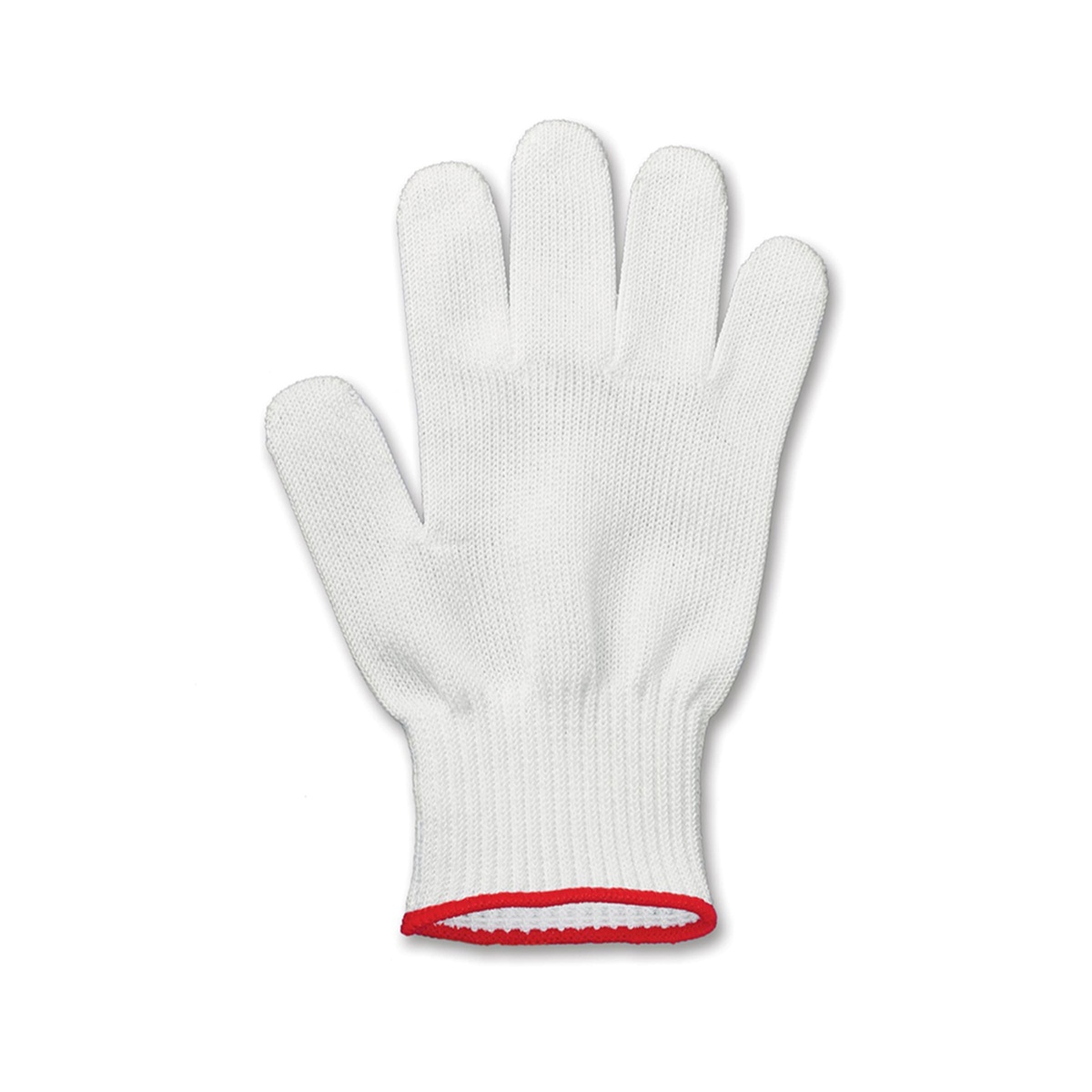 Victorinox Performance Shield 2 small cut resistant glove, white with red wristband, alternate angle