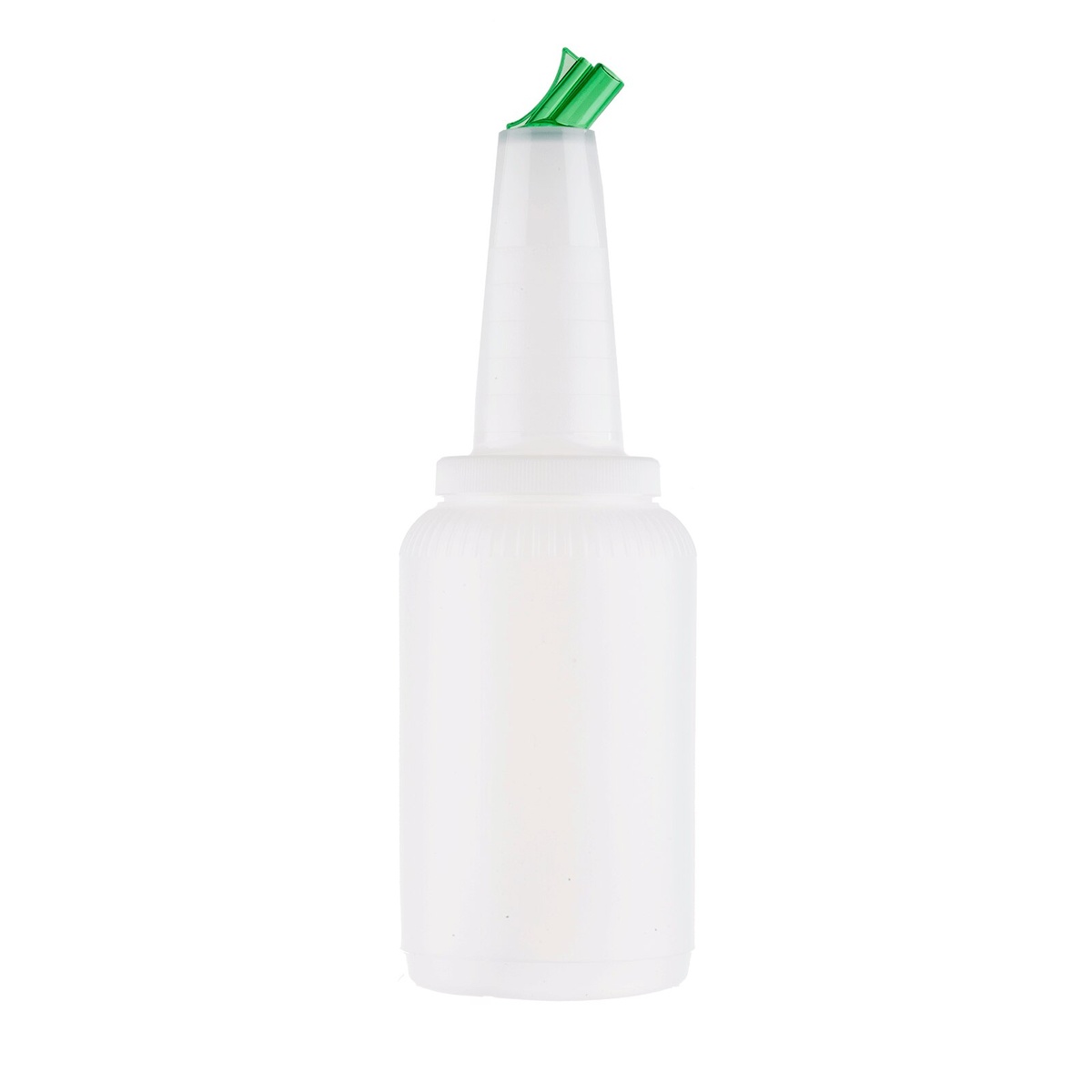 Single 64 oz PourMaster Complete bottle with green snap-tight color-coded pour spout