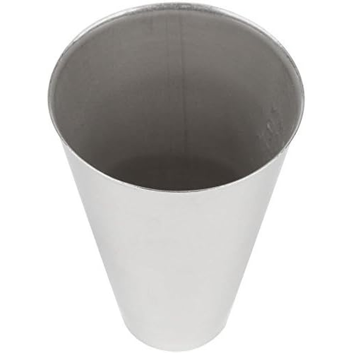 Top-down view of Ateco 808 piping tip showing wide round interior opening