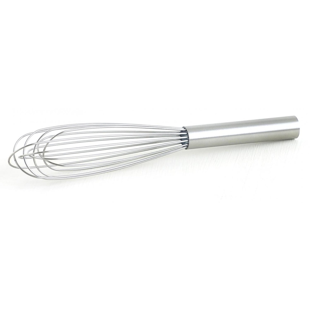 Best Manufacturers 820 8-inch stainless steel light French whip with slender wire loops and metal handle