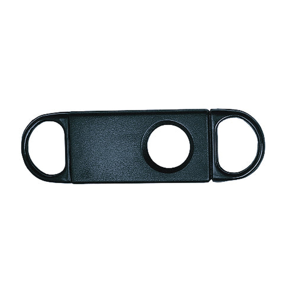 Franmara 8210-C Nipper black cigar cutter shown from above against white background