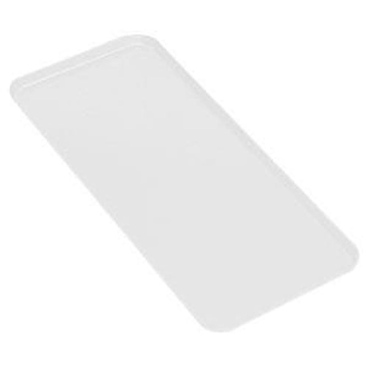 Cambro 826MT148 white rectangular market display tray, 25-1/2 inches long by 8-1/4 inches wide