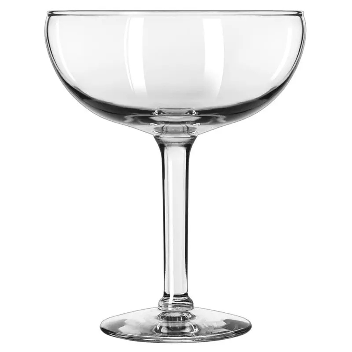Libbey 8422 Fiesta Grande 15-3/4 oz clear stemmed margarita glass with wide shallow bowl and sturdy stem