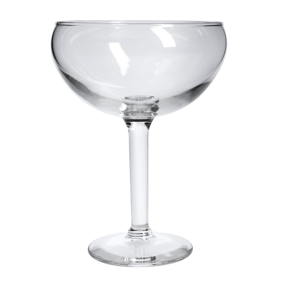 Libbey 8423 Fiesta Grande 12 oz clear glass margarita glass, front view
