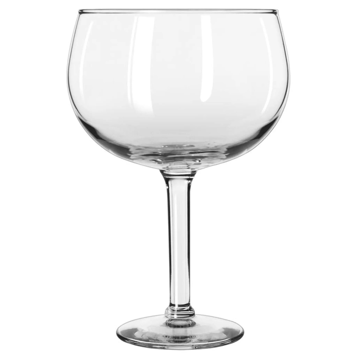 Libbey 8427 Magna Grande 27.25 oz clear stemware glass with oversized round bowl and sturdy stem