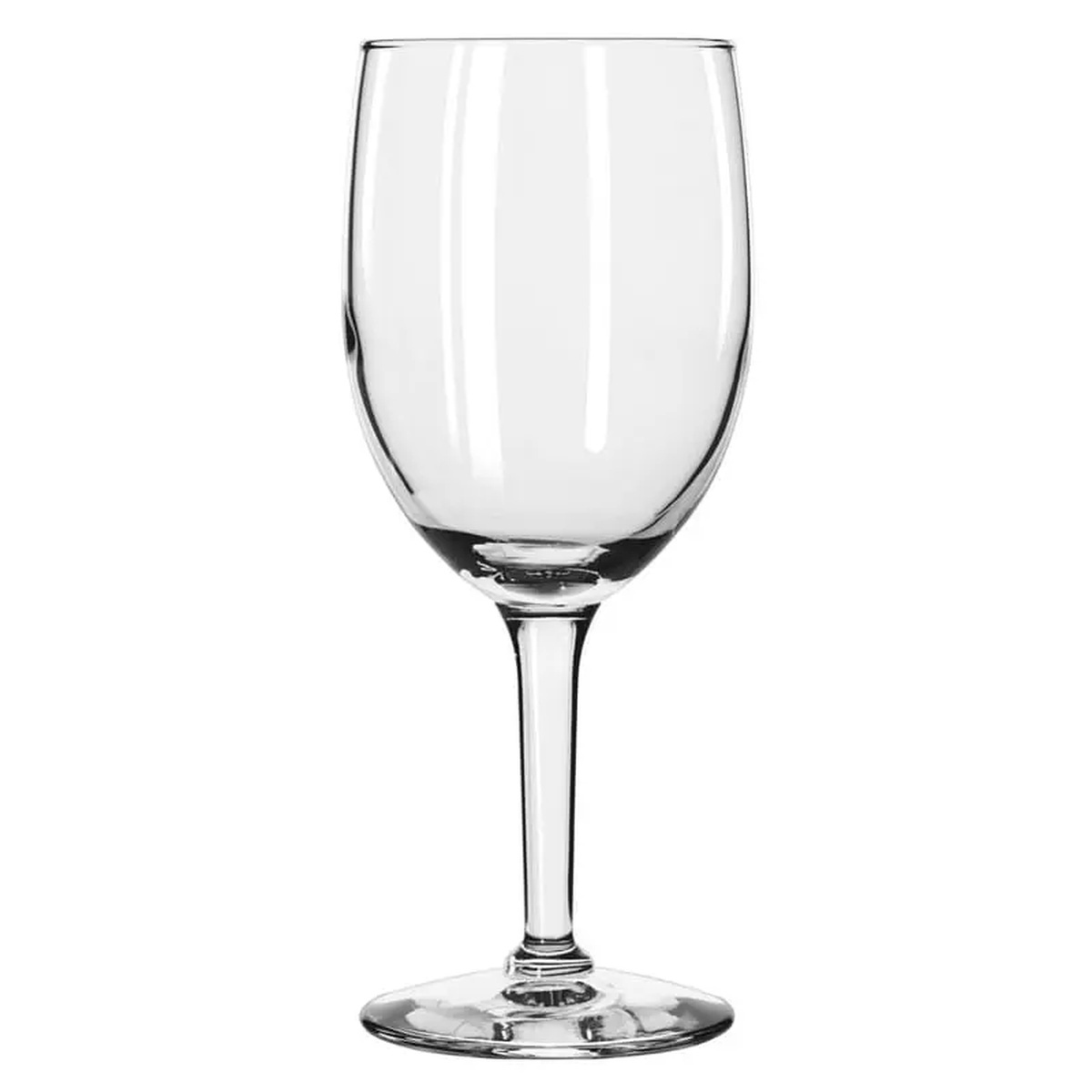 Libbey 8456 Citation 10 oz clear stemmed goblet glass with elegant stem and wide bowl