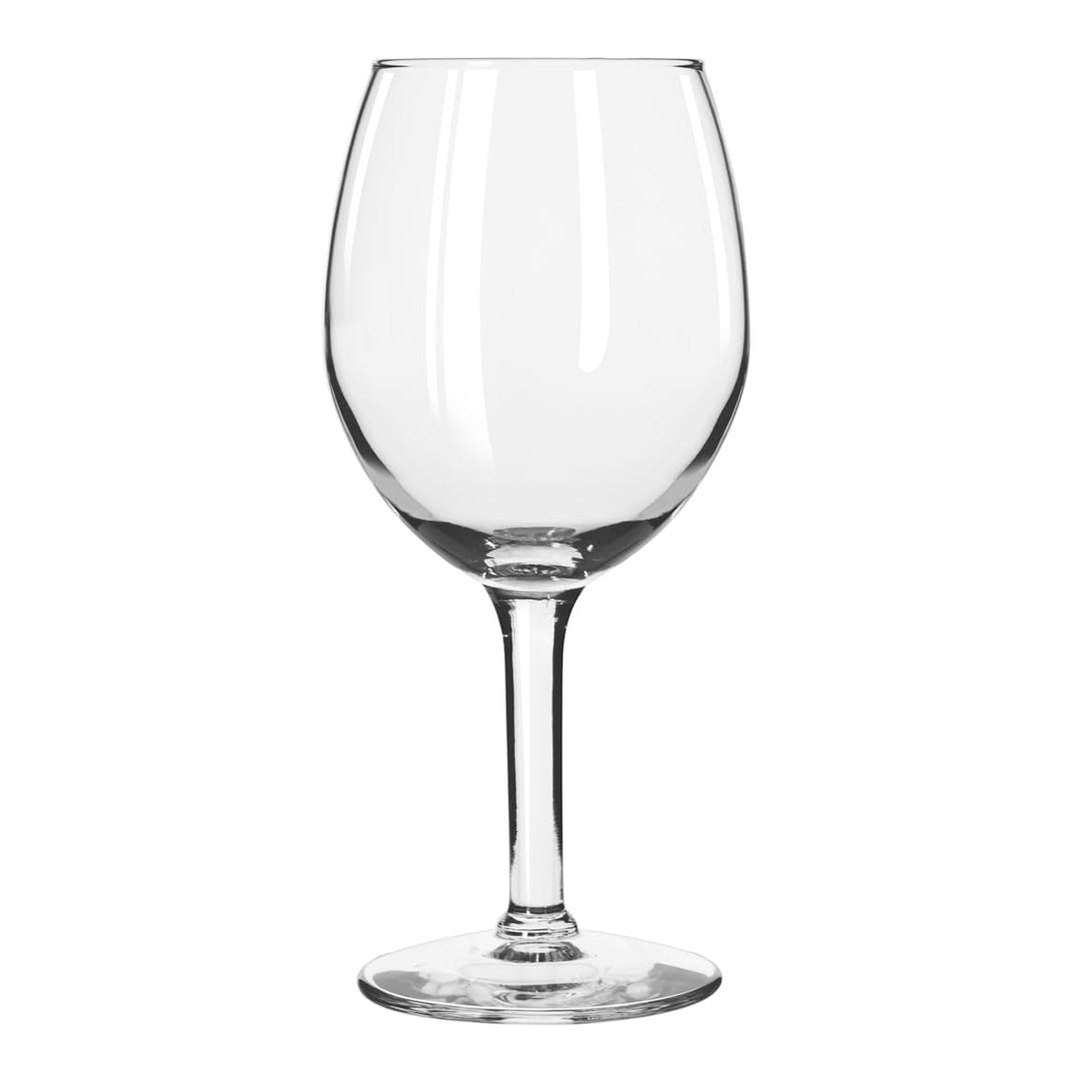 Libbey 8472 Citation clear stemmed white wine glass with chardonnay bowl shape