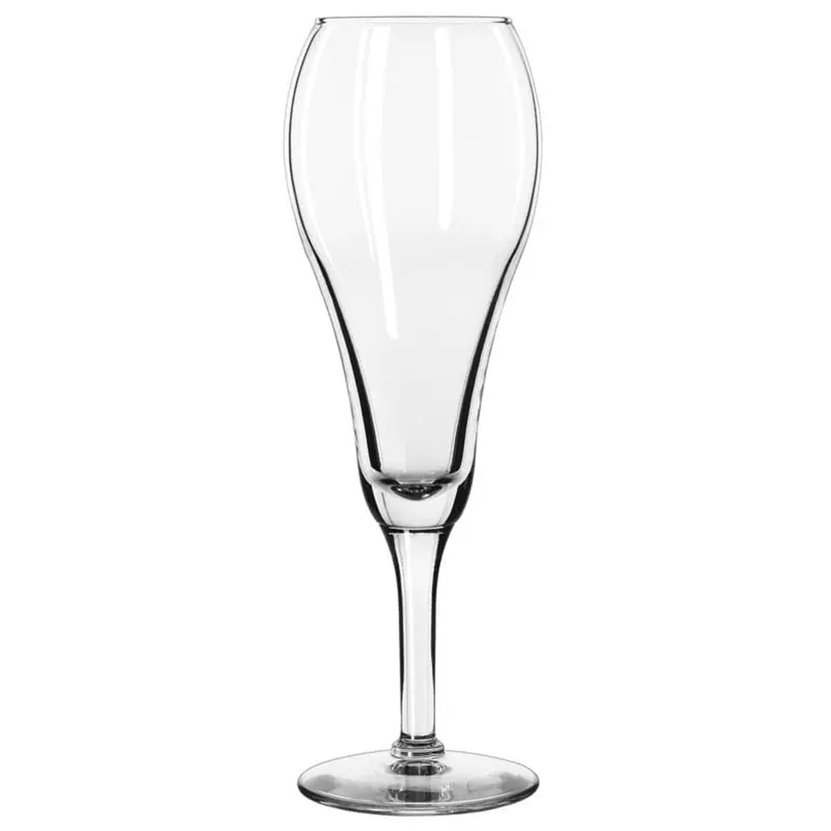 Libbey 8476 Citation Gourmet Tulip Champagne Flute Glass, 9 oz, clear glass with elongated tulip bowl and slender stem