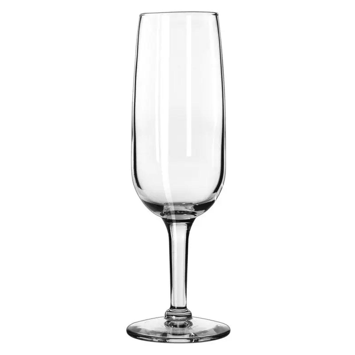 Libbey 8495 Citation clear stemmed champagne flute on white background
