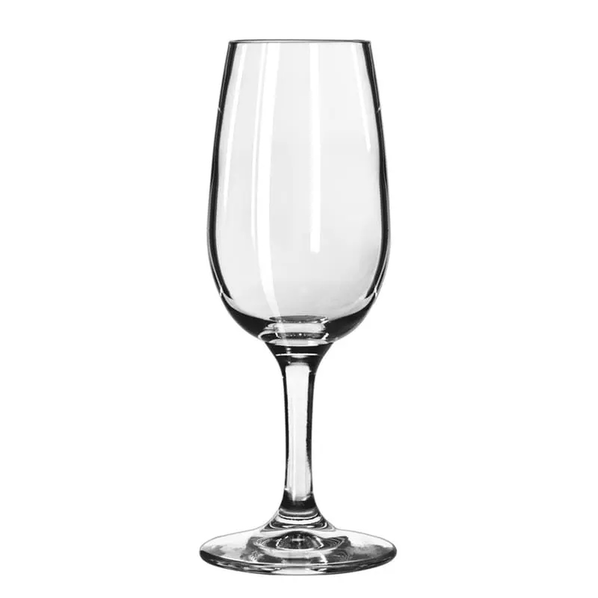 Libbey 8588SR Bristol Valley clear sherry glass with sloping foot and sturdy stem