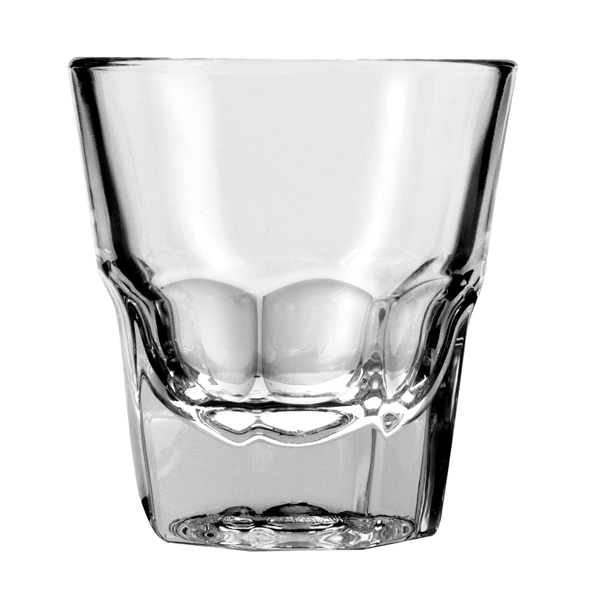 Anchor Hocking 90004 New Orleans 4.5 oz clear rocks glass, single unit on white background