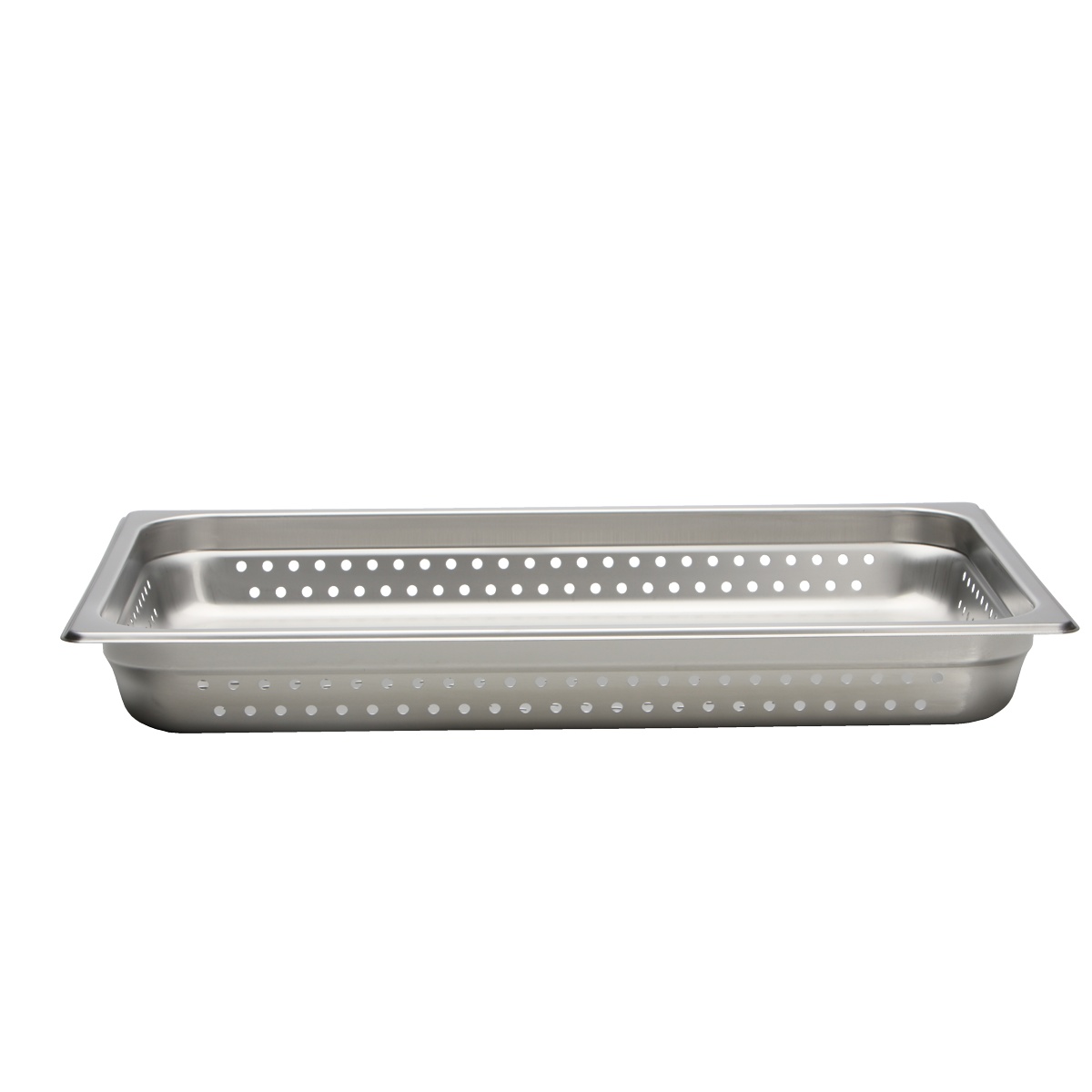 Libertyware 9002P full size perforated stainless steel steam table pan, 2-1/2 inch deep with anti-jam feature and reinforced corners